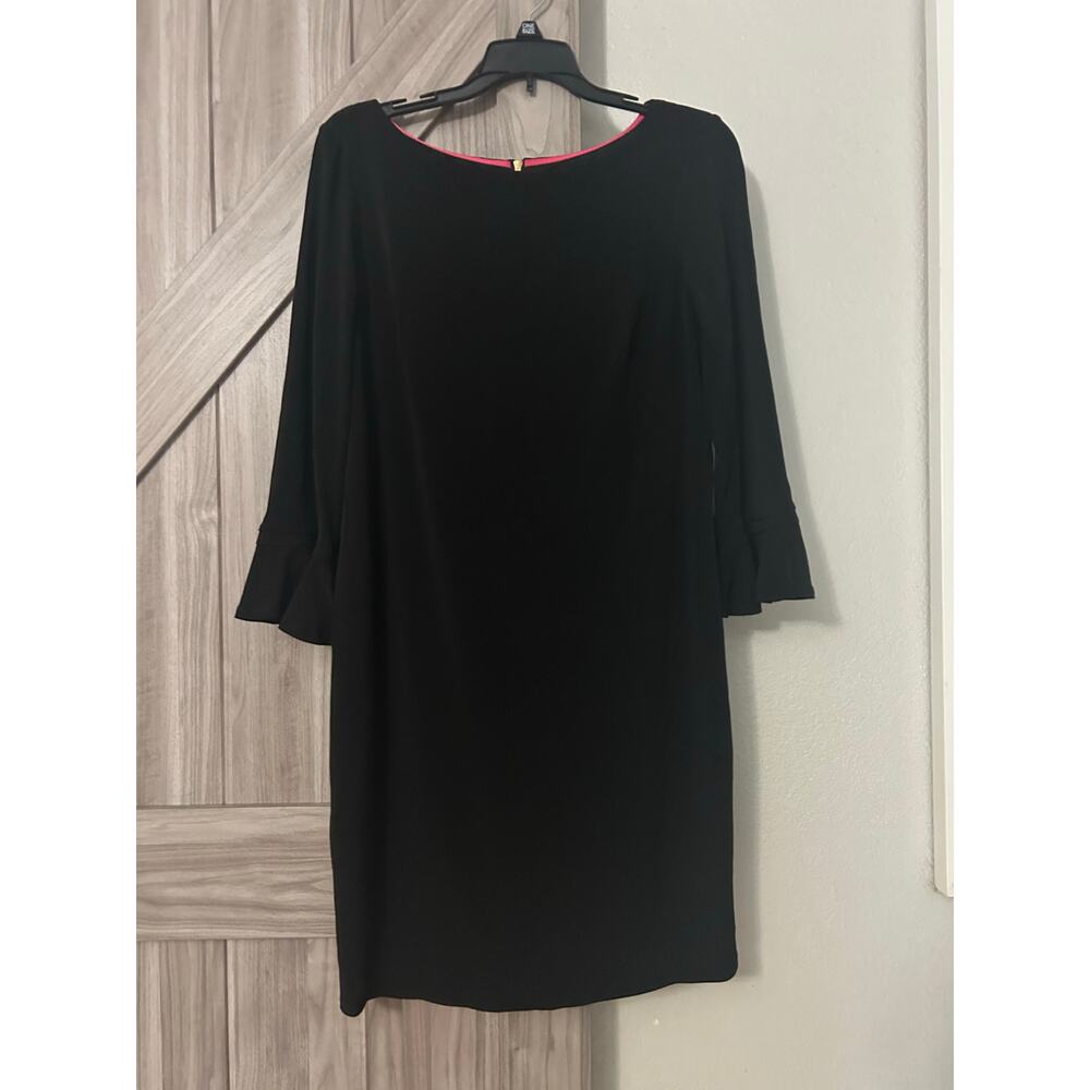 Jessica Howard Black Sheath Dress 10P mini